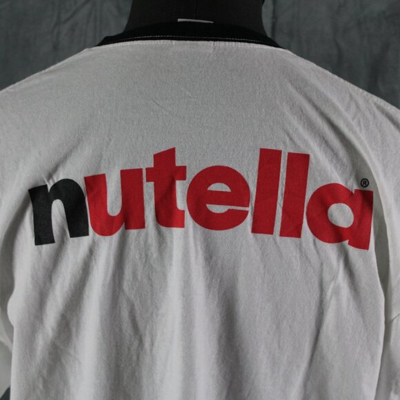 Vintage Ringer T-shirt - Nutella Spread - Men's XL - Picture 2 of 9